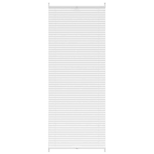 Plisse Blind 80x200cm White Pleated Blind