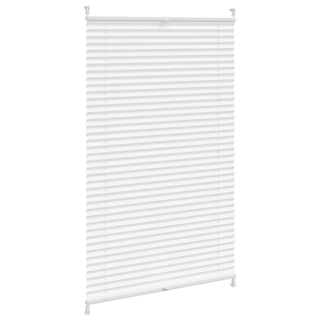 Plisse Blind 90x100cm White Pleated Blind