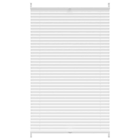 Plisse Blind 90x125cm White Pleated Blind