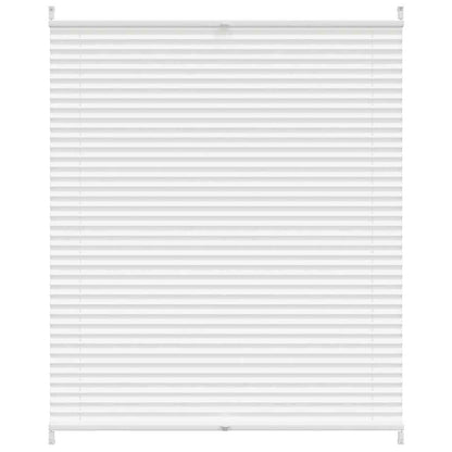 Plisse Blind 100x100cm White Pleated Blind
