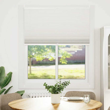 Plisse Blind 100x125cm White Pleated Blind