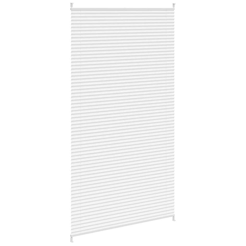 Plisse Blind 100x200cm White Pleated Blind