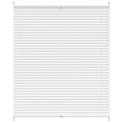 Plisse Blind 110x100cm White Pleated Blind