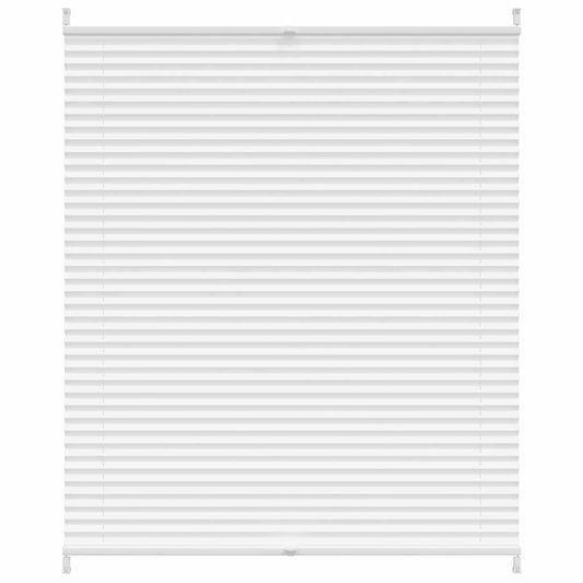 Plisse Blind 110x100cm White Pleated Blind