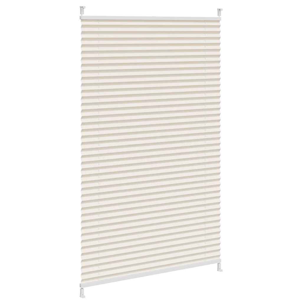 Plisse Blind 80x125cm Cream