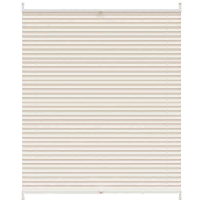 Plisse Blind 110x100cm Cream