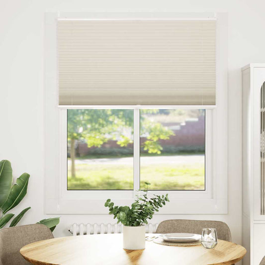 Plisse Blind 110x100cm Cream