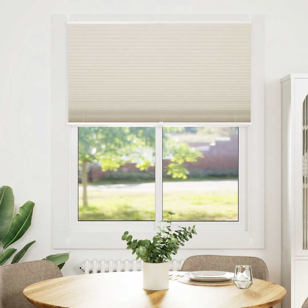 Plisse Blind 110x125cm Creme