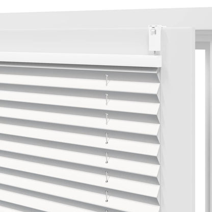 Plisse Blind 110x125cm White Pleated Blind