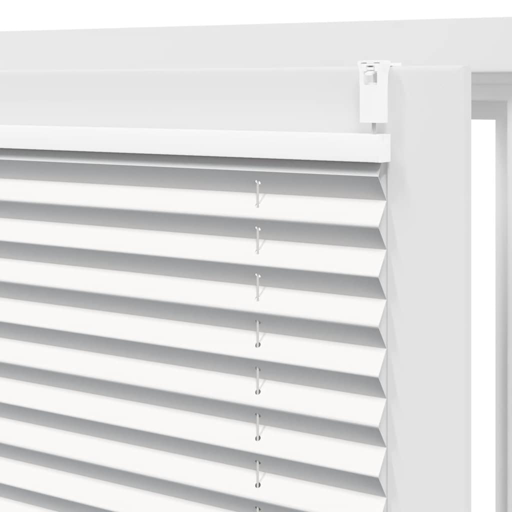 Plisse Blind 110x200cm White Pleated Blind