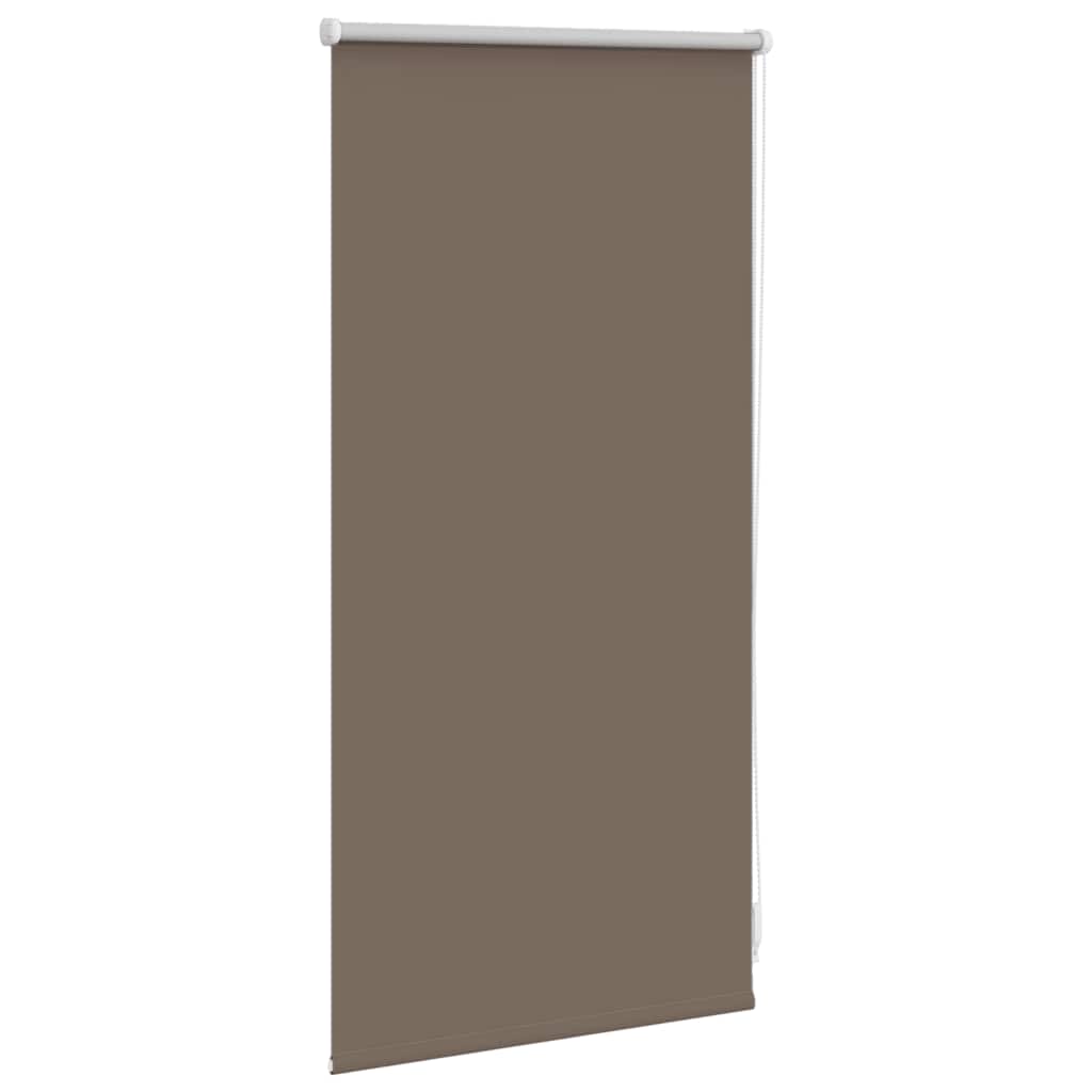Roller Blind Blackout 44.4x100 cm Fabric Width 40 cm Coffee