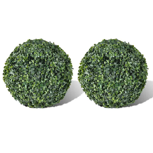 Artificial Plant | Set of 2 | Mixed green | PVC | Medium