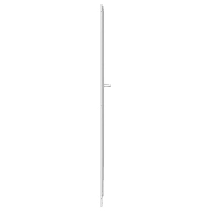 Shower Bath Screen Wall 140 x 168 cm 7 Panels Foldable with Towel Rack