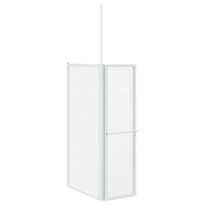 Shower Bath Screen Wall L Shape 70 x 120 x 137 cm 4 Panels Foldable