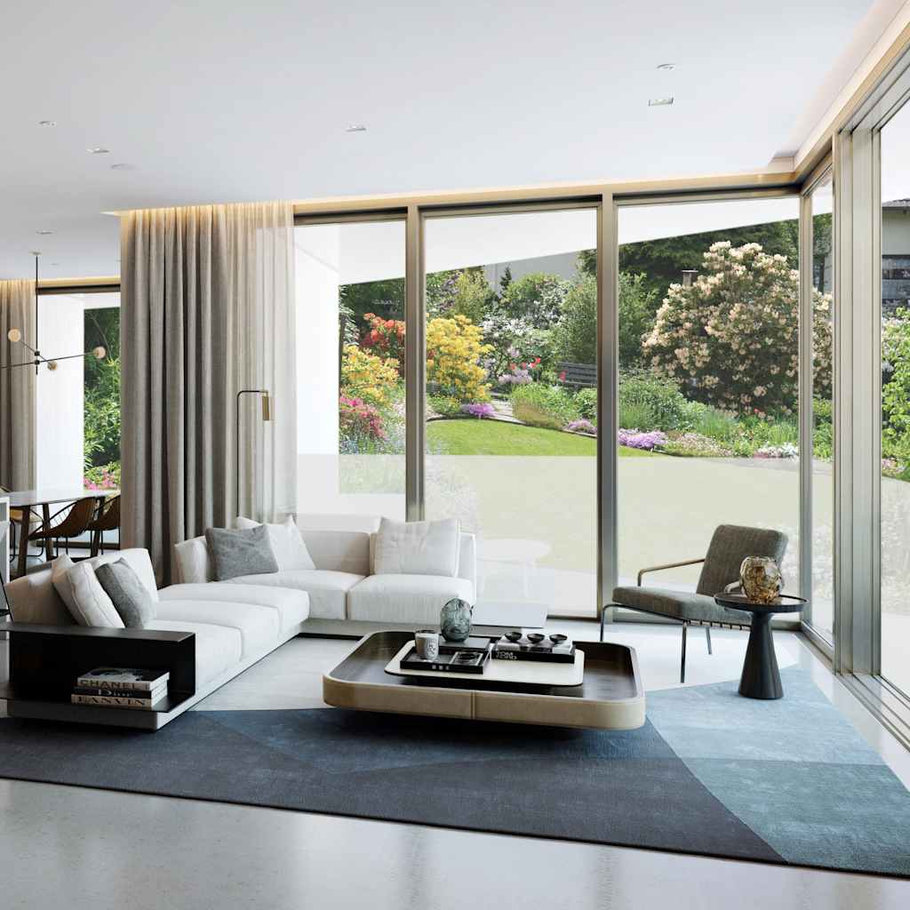 Window Film Frosted Grey 0.9x10 m PVC