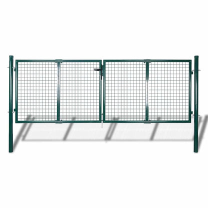 Garden Mesh Gate Fence Door Wall Grille 118.1x29.5"