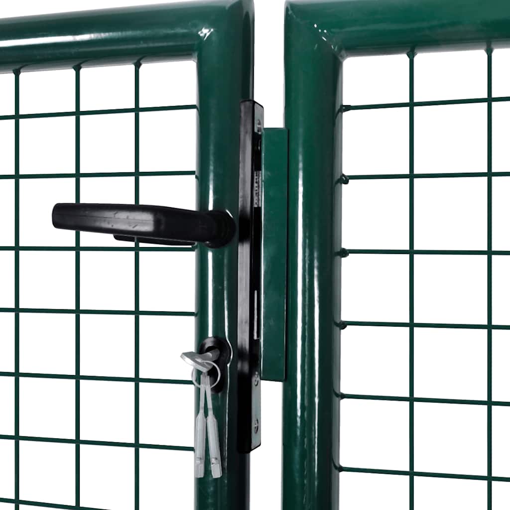 Garden Mesh Gate Fence Door Wall Grille 118.1x29.5"