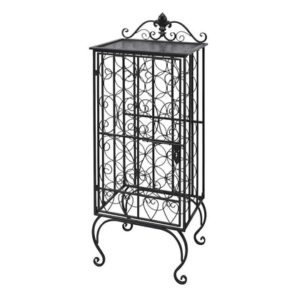 Wine Rack for 28 Bottles Metal