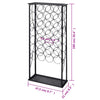 Wine Rack for 28 Bottles Metal