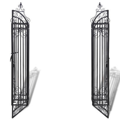 Ornamental Garden Gate Wrought Iron 4'x8"x4'5