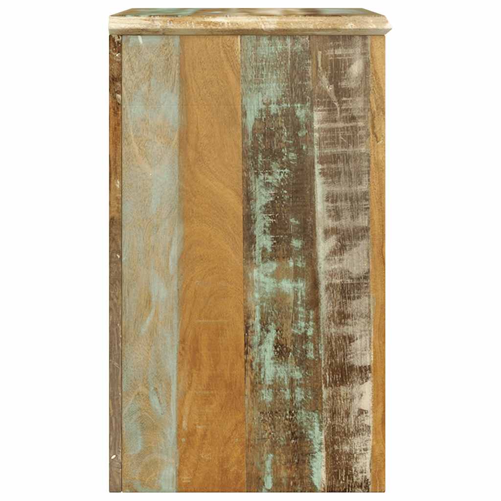 End Table with 1 Drawer 1 Door Reclaimed Wood
