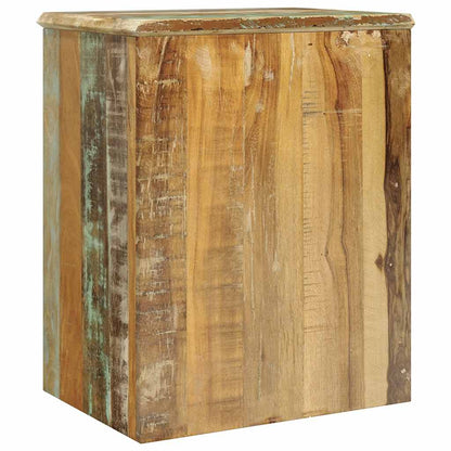 End Table with 1 Drawer 1 Door Reclaimed Wood