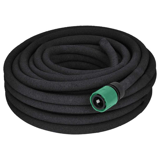 Garden Hose | Black | Rubber | 50 metres | Soaker Hose | Cylindrical