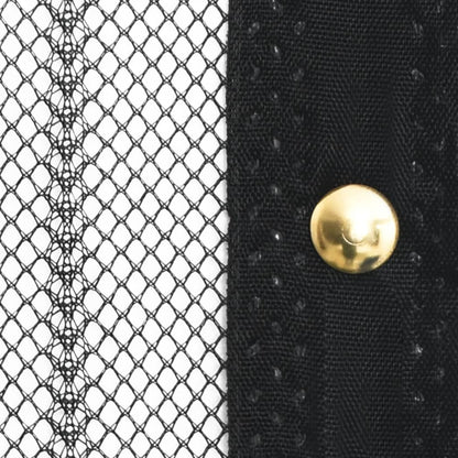 Insect Door Curtains 2 pcs 82.7"x39.4" Magnet Black