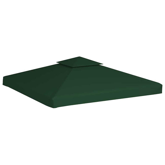 Gazebo Canopy | Green | Polyester with PVC coating | 3 x 3 meter