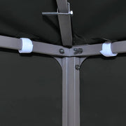Gazebo Cover Canopy Replacement 310 g / m² Dark Grey 3 x 3 m
