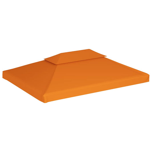 Gazebo Canopy | Orange | Polyester with PVC coating | 3 x 4 m