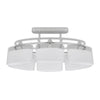 Ceiling Lamp with Ellipsoid Glass Shades for 6 E14 Bulbs