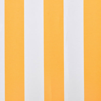 Awning Top Sunshade Canvas Sunflower Yellow & White 3x2.5m
