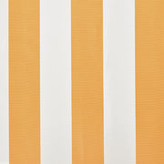 Awning Top Sunshade Canvas Sunflower Yellow & White 6 x 3 m