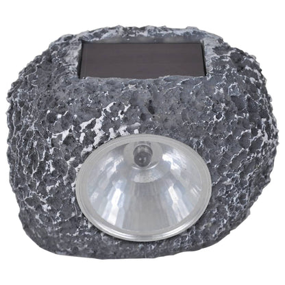 vidaXL Garden Light Grey Plastic Small Solar Garden Light Other