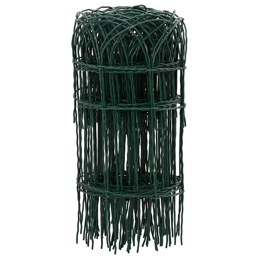 Garden Border Fence Powder-coated Iron 10x0.4 m