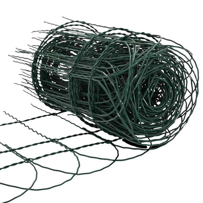 Garden Border Fence Powder-coated Iron 25x0.4 m
