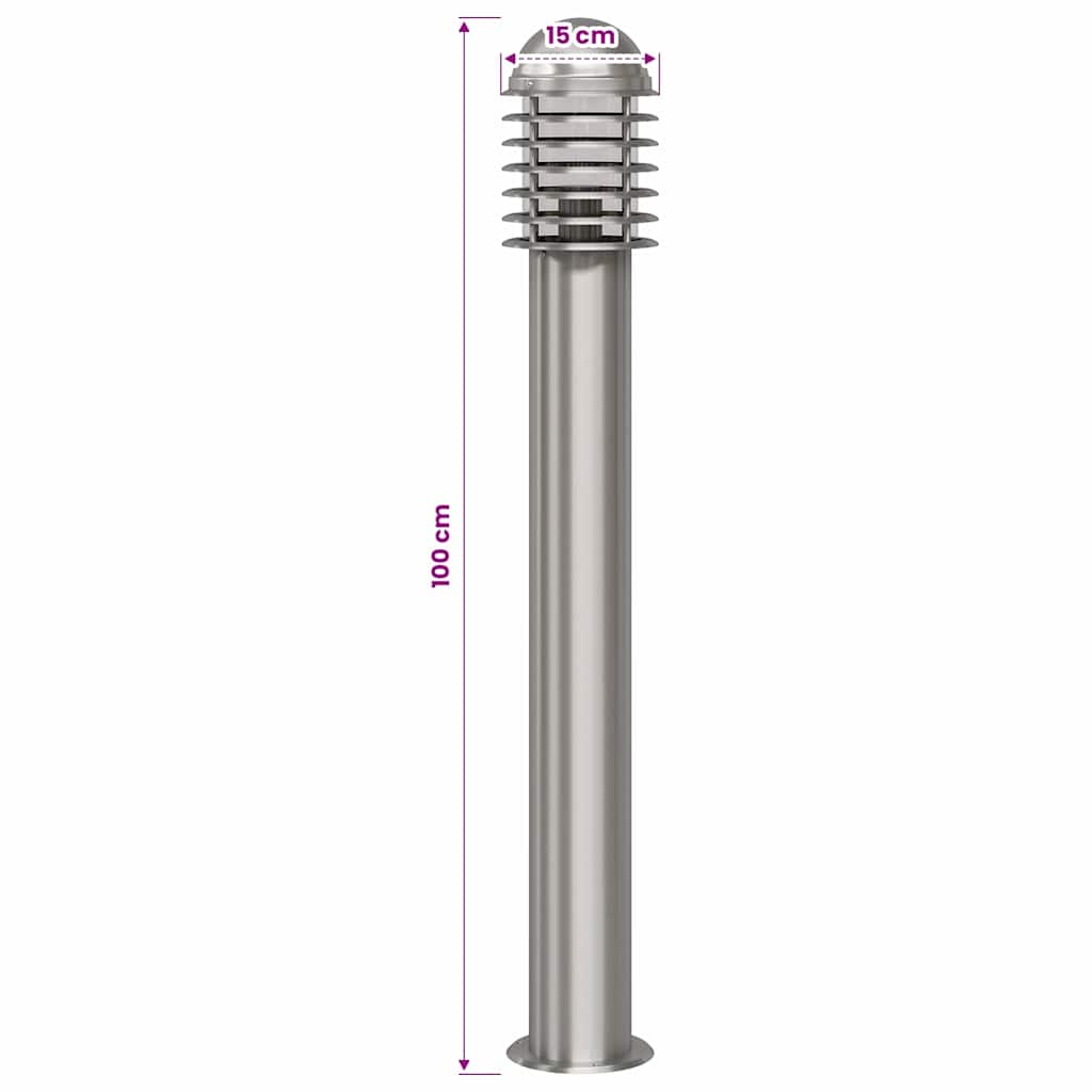 Outdoor Post Lamp Standing Stainless Steel