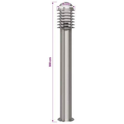 Outdoor Post Lamp Standing Stainless Steel