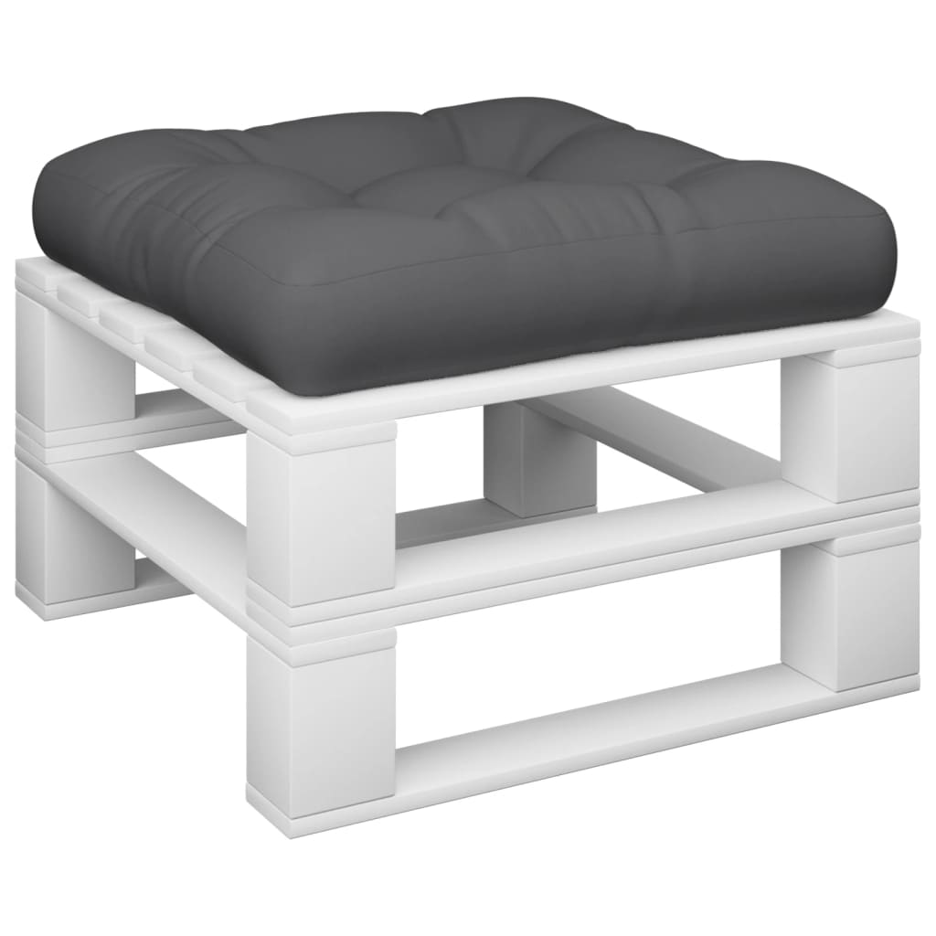 Pallet Cushion 23.6"x23.6"x4.7" Gray Fabric