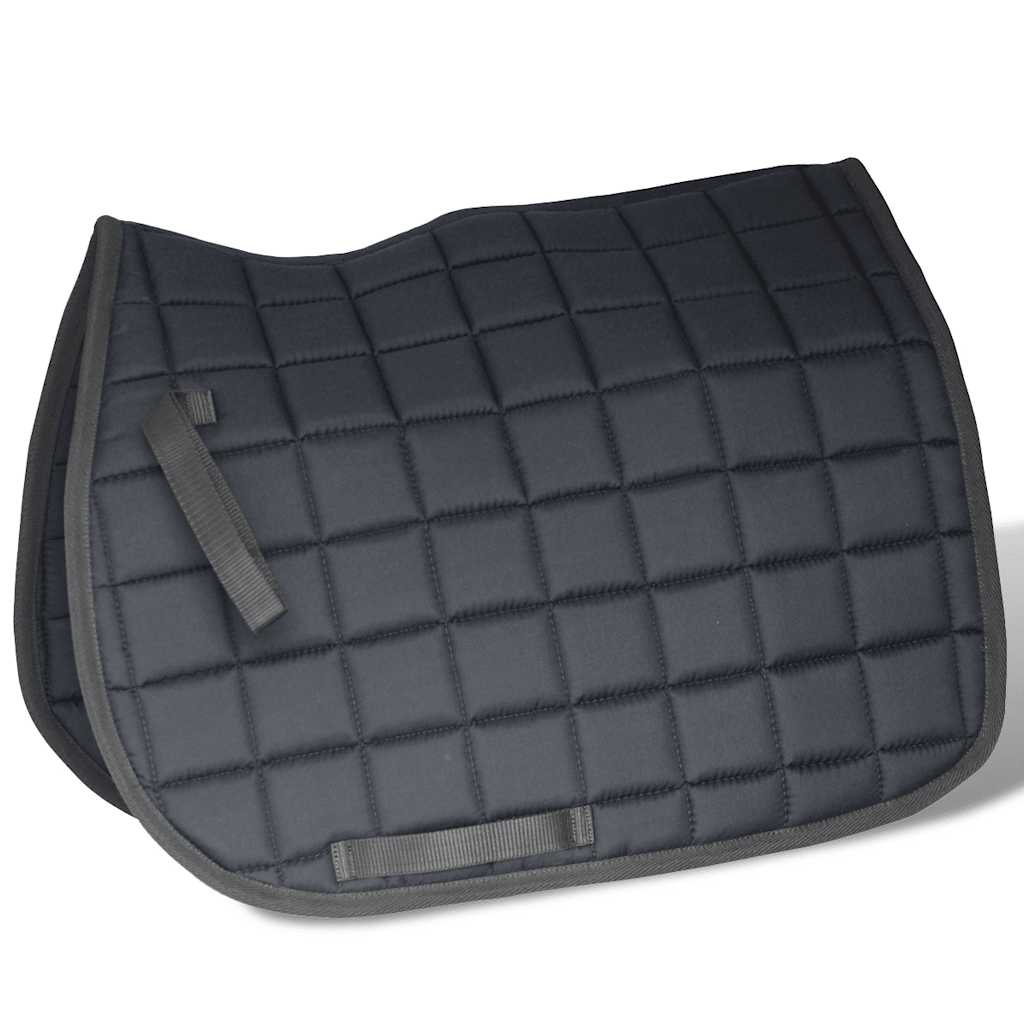 Horse Riding Saddle | Black | Leather | 17.5 inch | Durable