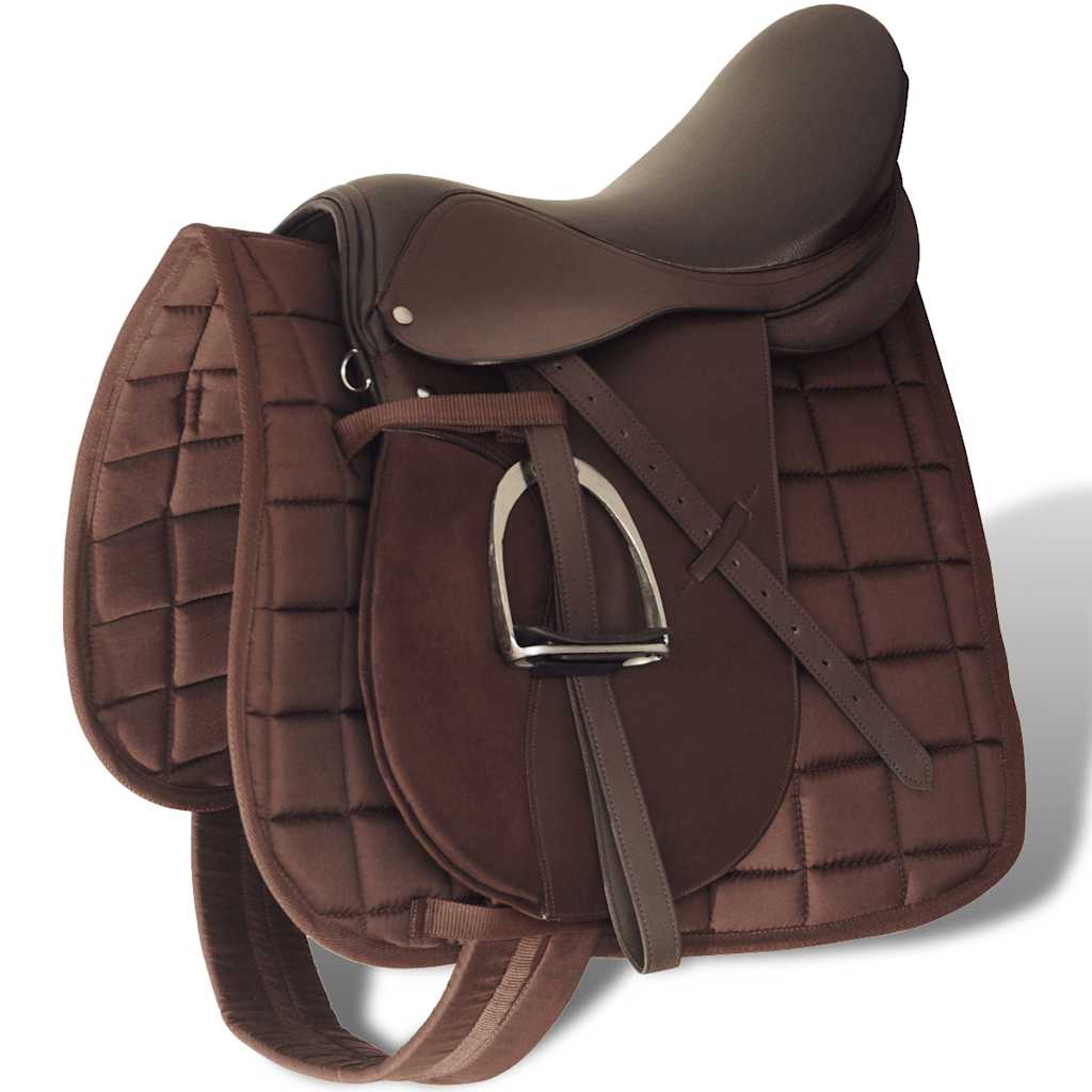 Saddle | Brown | 100% Leather | 16 inch | Durable | Saddle | Other