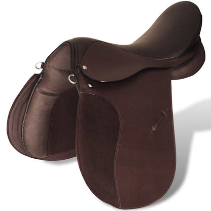 Saddle | Brown | 100% Leather | 16 inch | Durable | Saddle | Other