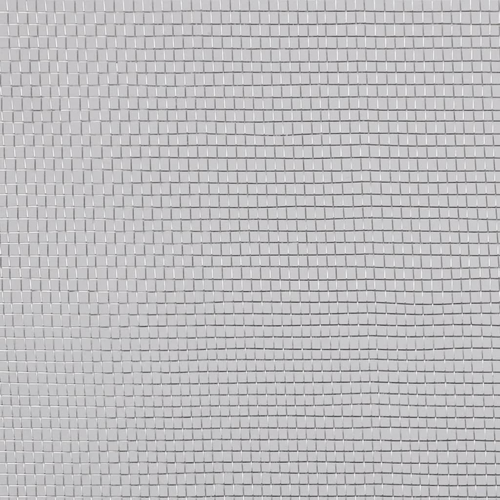 Mesh Screen Aluminium 100x500 cm Silver