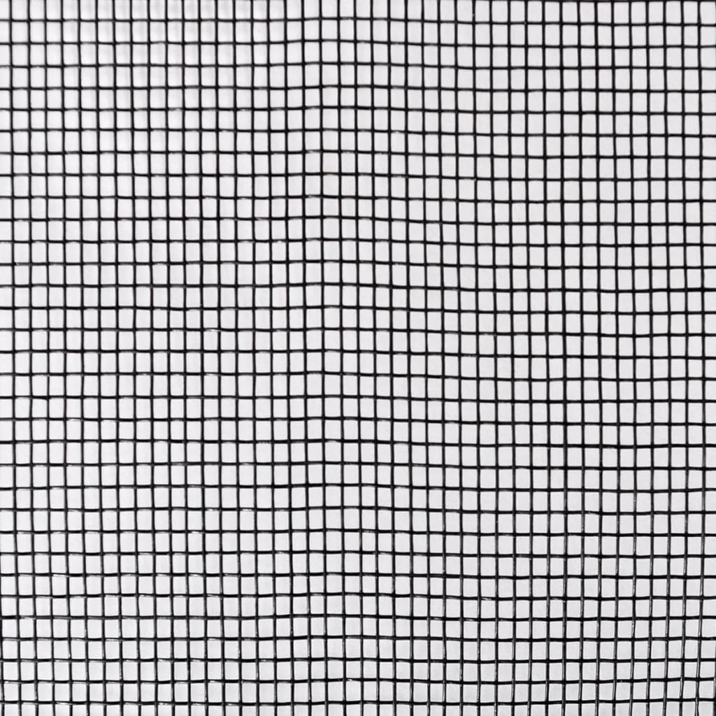 Mesh Screen Fiberglass 100x1000 cm Black