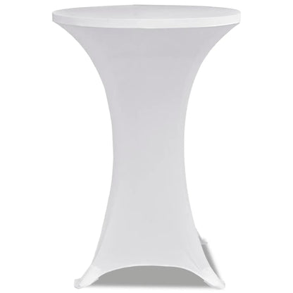 Standing Table Cover Ø80cm White Stretch 2 pcs