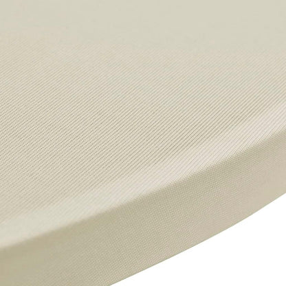 Standing Table Cover Ø70cm Cream Stretch 2 pcs