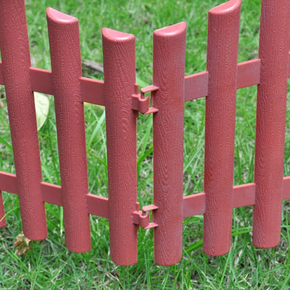 17 pcs Lawn Dividers 10 m Brown