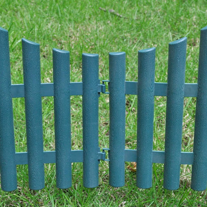 17 pcs Lawn Dividers 10 m Green