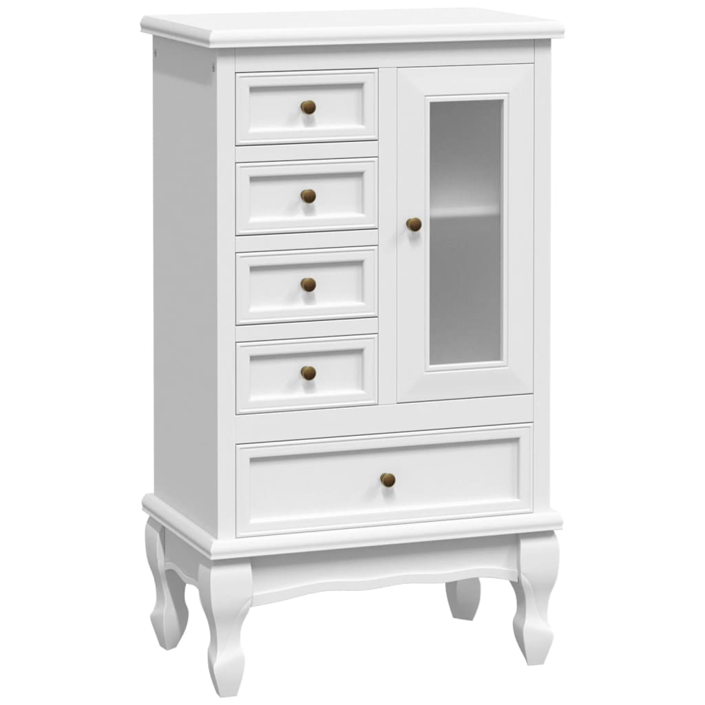 Cabinet | White | MDF and Pinewood | Medium | Storage Cabinet
